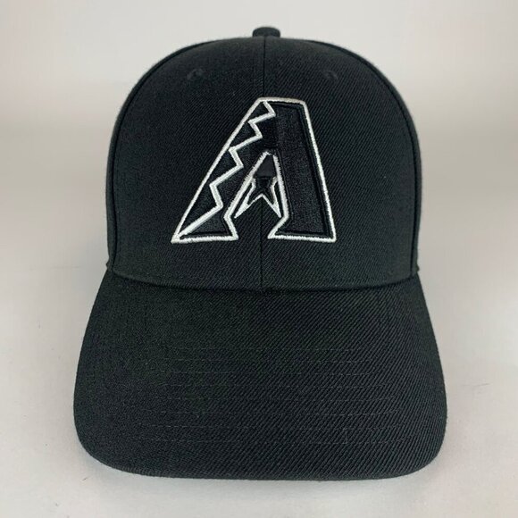 Arizona Diamondbacks MLB Black 47 Brand MVP Strapback Adjustable Hat - Picture 2 of 6